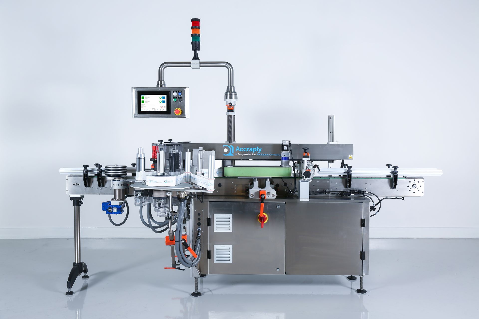 OMICRON 3 Automatic Labeler System - Pressure Sensitive Label Applicator  for Flat Containers – Technopack Corporation